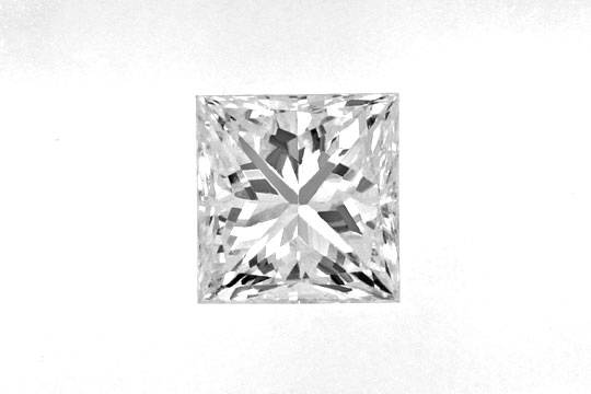 Foto 2 - Diamant im Princess Schliff 0,60ct VS Top Wesselton IGI, D6386
