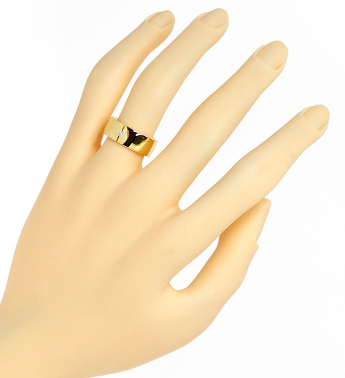 Foto 4 - Diamant-Ring Fuge von Niessing 0,03ct Brillant Gelbgold, S9748