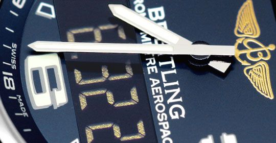 Foto 3 - Breitling Aerospace Titan Chronograph Ungetragen Topuhr, U1554