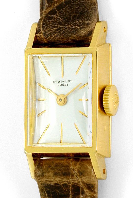 Foto 2 - Patek Philippe 3280 Vintage Damen-Armbanduhr, Gelb Gold, U2267